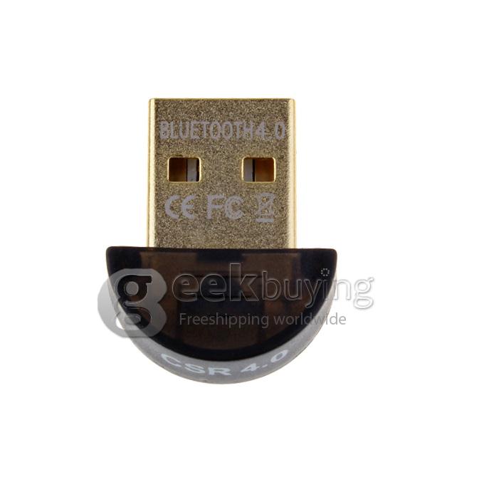 USB 2.0 Bluetooth CSR 4.0 Dongle Plug & Play - circular