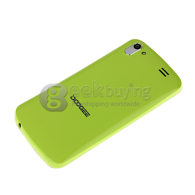 Doogee DG100 4.0inch WVGA Capacitive Screen MTK6572W Dual Core Smartphone 4GB ROM 5.0MP Camera Android 4.2 OS 3G/GPS-Green