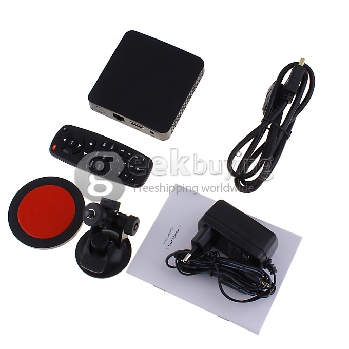 Measy B4K Quad Core Android 4.2 OS All winner A31 Cortex-A7 1.0GHz Mini TV BOX 2G/8G Bluetooth/2.0MP Camera/MIC-Black