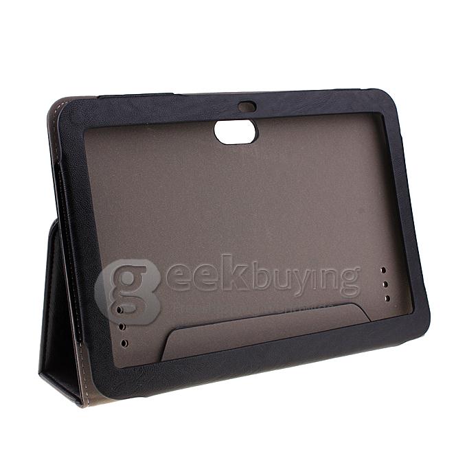 Pipo M9Pro RK3188 Quad Core 10.1 Inch Android 4.2 OS Tablet PC 2GB RAM 32GB ROM GPS/Bluetooth with Screen Protector & Leather Case Black