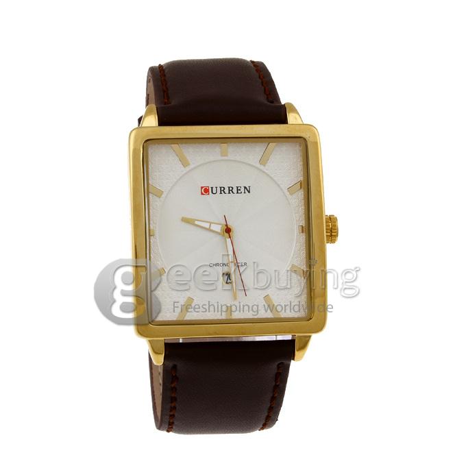 CURREN 8117 Stainless Steel Men's Fashion & Casual Watches - Golden