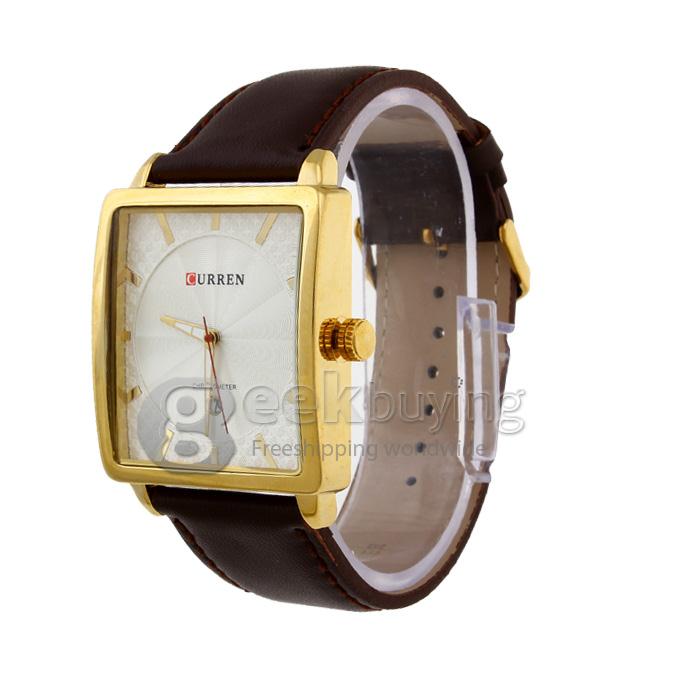 CURREN 8117 Stainless Steel Men's Fashion & Casual Watches - Golden