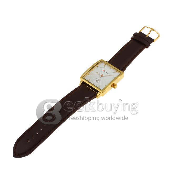 CURREN 8117 Stainless Steel Men's Fashion & Casual Watches - Golden