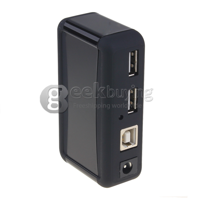 High Speed 7 Port USB 2.0 HUB with AC Power Charger Adapter