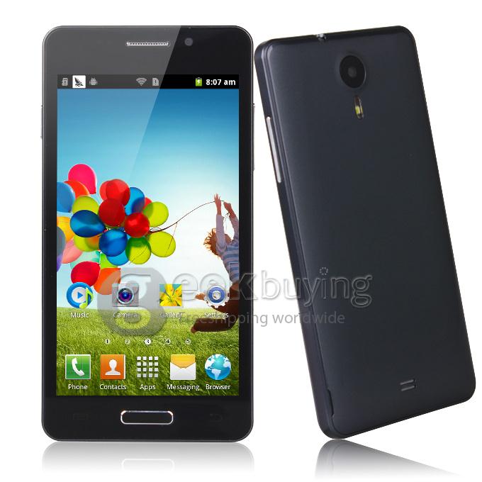 L3 5.0 inch SC6820 Android 4.1 OS Mobile Phone 512MB+256MB 2.0MP Camera Bluetooth WIFI - Black