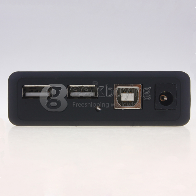 High Speed 7 Port USB 2.0 HUB with AC Power Charger Adapter