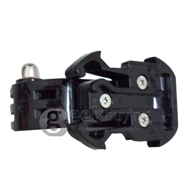 Aluminium Alloy J Hook Buckle Compatible For Gopro HD Hero1, Hero2, Hero3 - Black (2PCS)