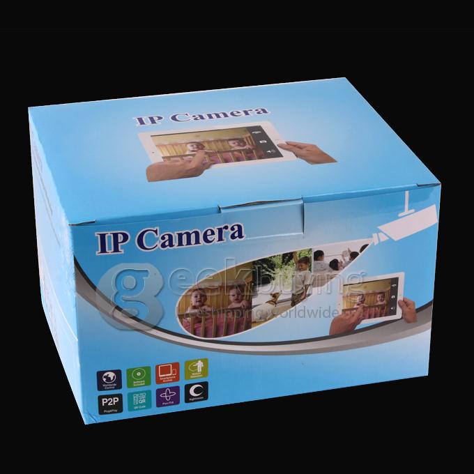 Sricam AP001 Indoor Security Wireless IP Camera with M-JPEG CMOS 300K Pixel Motion Detection Night Vision Wifi Function - White