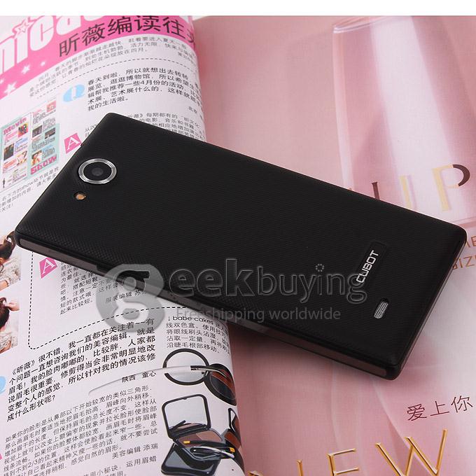 CUBOT C11 5.0Inch IPS Capacitive Screen MTK6572 Dual Core 1.2GHz Smart Phone 512MB+4G Android 4.2 OS Bluetooth/WiFi - Black