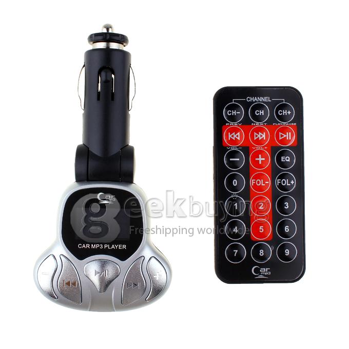 1.0" LCD Car MP3 Player with Remote Control with USB / SD / TF / FM