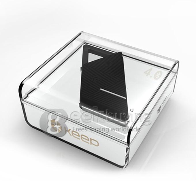 Keep Key Bluetooth 4.0 Waterproof Two-way Anti-lost/Alarm/Self-shots/Remote Control - Black