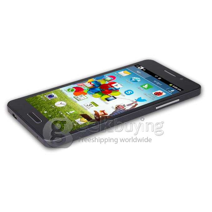 L3 5.0 inch SC6820 Android 4.1 OS Mobile Phone 512MB+256MB 2.0MP Camera Bluetooth WIFI - Black