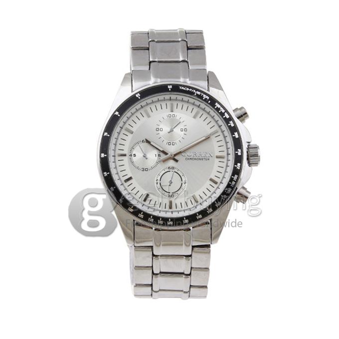 CURREN 8043 Stainless Steel Men's Fashion & Casual Watches - Silver