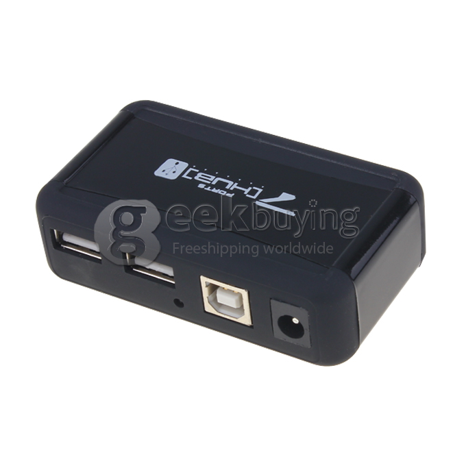 High Speed 7 Port USB 2.0 HUB with AC Power Charger Adapter