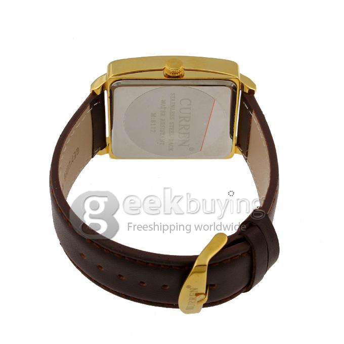 CURREN 8117 Stainless Steel Men's Fashion & Casual Watches - Golden