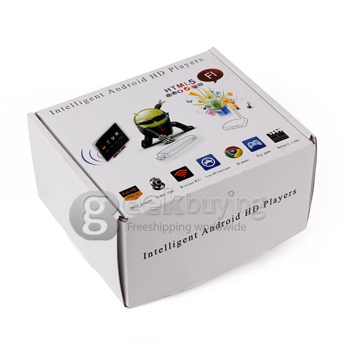 KD812 RK3188T Quad Core Google Android 4.2.2 OS Cortex-A9*2 1.4GHZ TV BOX 2G/8G Bluetooth Camera/MIC/External Wifi Antenna - White