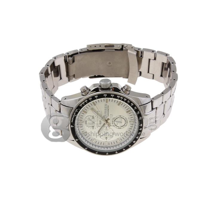 CURREN 8043 Stainless Steel Men's Fashion & Casual Watches - Silver
