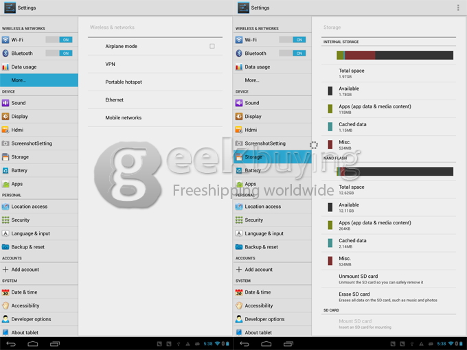 Cube U39GT RK3188 Quad Core 9 Inch Android 4.2 OS Tablet PC 2GB RAM 16GB ROM PLS Capacitive Touch Screen 1920*1280 
