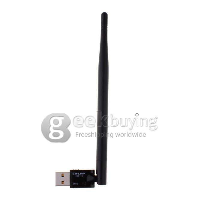 Mini 150Mbps USB WiFi Wireless Network Card 802.11 n/g/b LAN Adapter with 5dBi Antenna