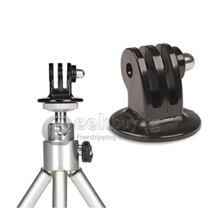 Professional Tripod Mount Adapter For All GoPro Cameras (Black)