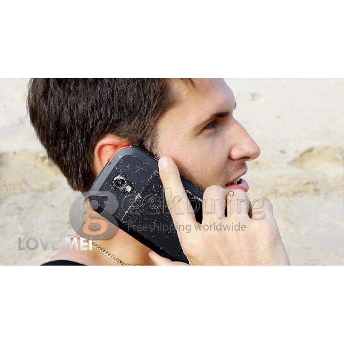 [Germany Stock]LOVE MEI Weather/Dirt/Shockproof Protect Case for Samsung Galaxy S4 IV i9500 - Black
