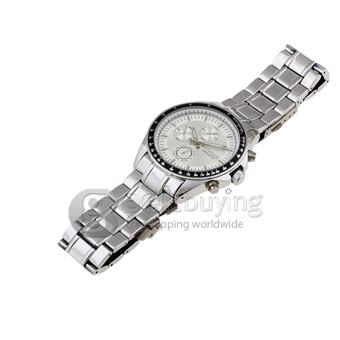 CURREN 8043 Stainless Steel Men's Fashion & Casual Watches - Silver