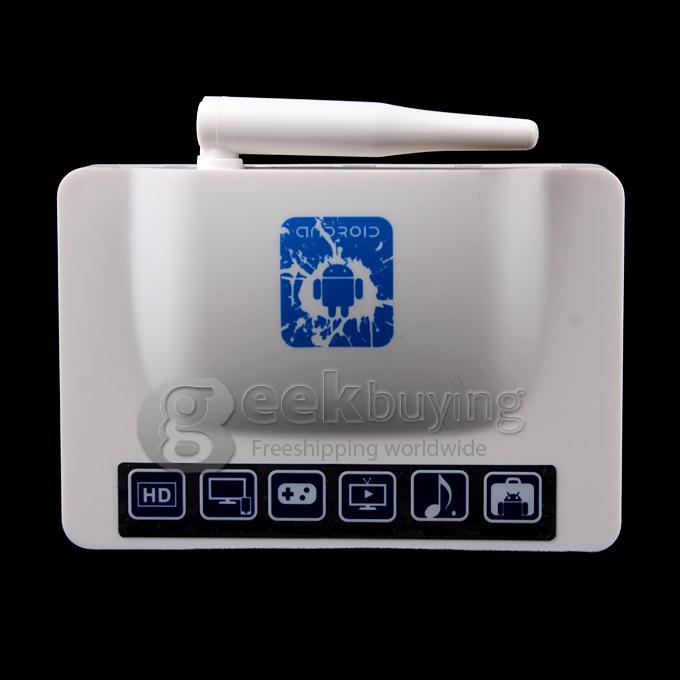 KD812 RK3188T Quad Core Google Android 4.2.2 OS Cortex-A9*2 1.4GHZ TV BOX 2G/8G Bluetooth Camera/MIC/External Wifi Antenna - White