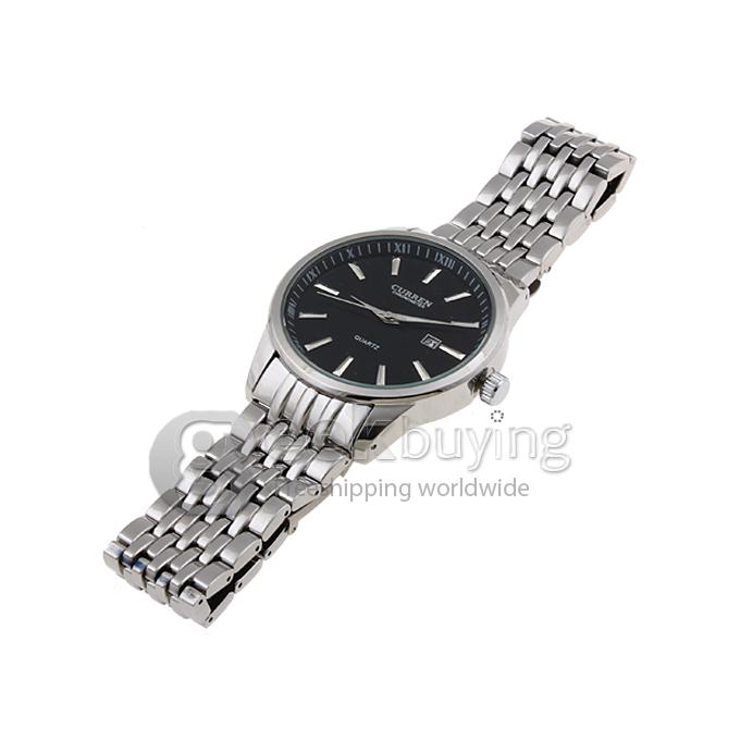 CURREN 8052 Stainless Steel Men's Fashion & Casual Watches - Silver