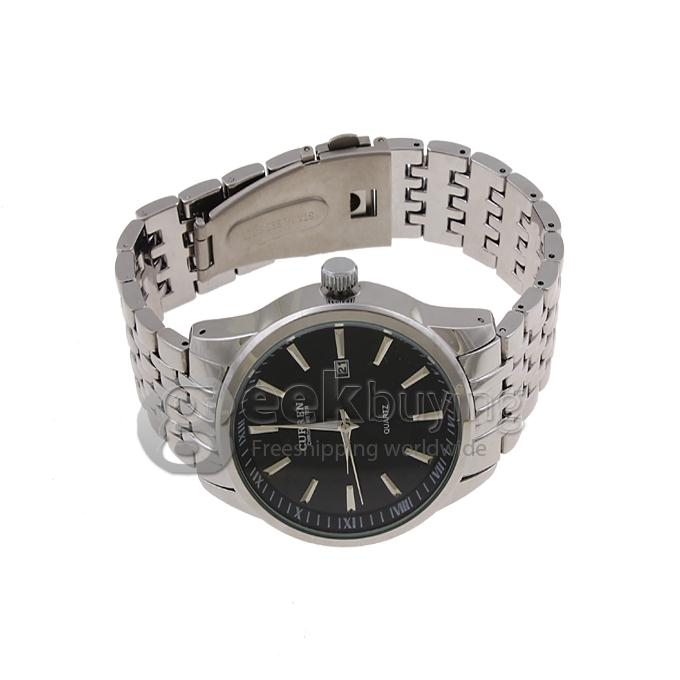 CURREN 8052 Stainless Steel Men's Fashion & Casual Watches - Silver