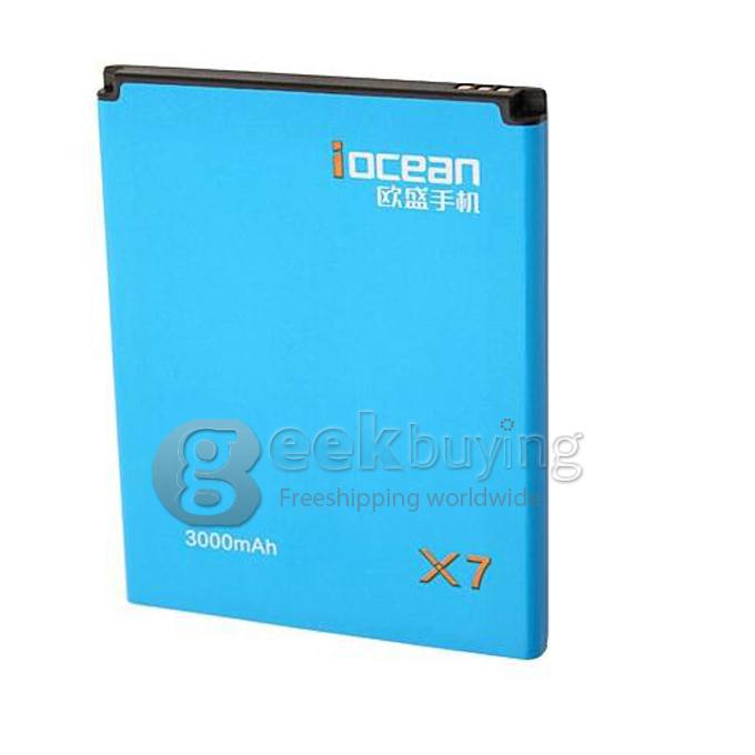 Original 3000mAh Battery and Battery Cover Set for iocean X7 Smartphone 