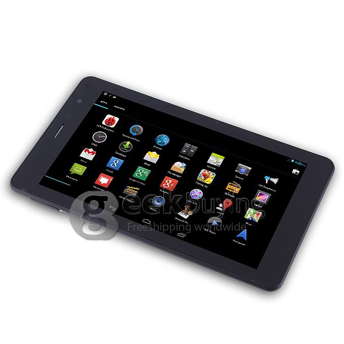 Aoson M73T MTK8389 1.2GHz 7 inch Tablet PC Android 4.2 Quad Core Capacitive Touch Screen 1024*600 1GB/8GB - Black + White
