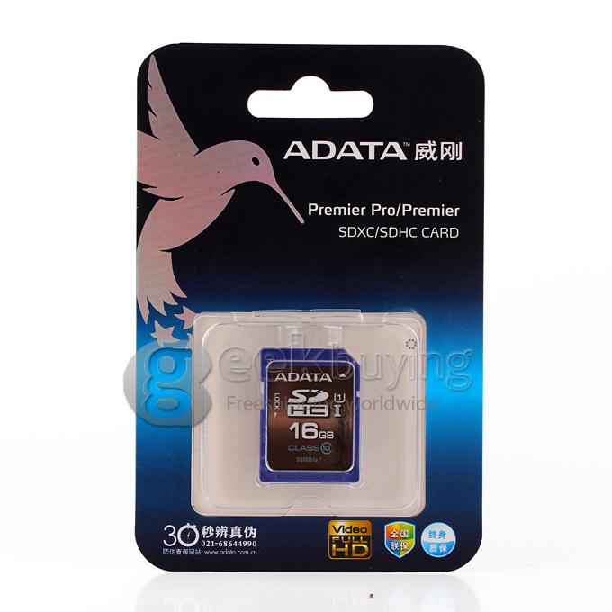 16GB ADATA SDHC SD Class 10 Memory Card