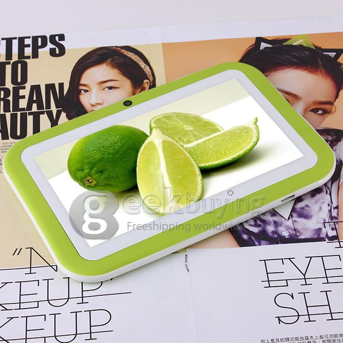 X90 Kids Pad RK2928 1.0GHz 7 inch Tablet PC Children Tablet Android 4.1 Capacitive Touch Screen 1024*600 512MB/8GB - Green