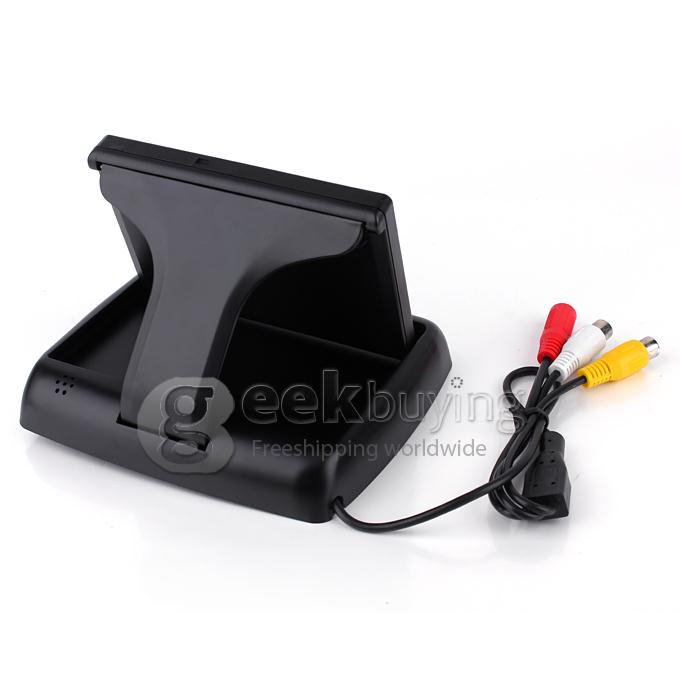 Foldaway 4.3 Inch Display TFT LCD Car Monitor for Car Reverse Camera