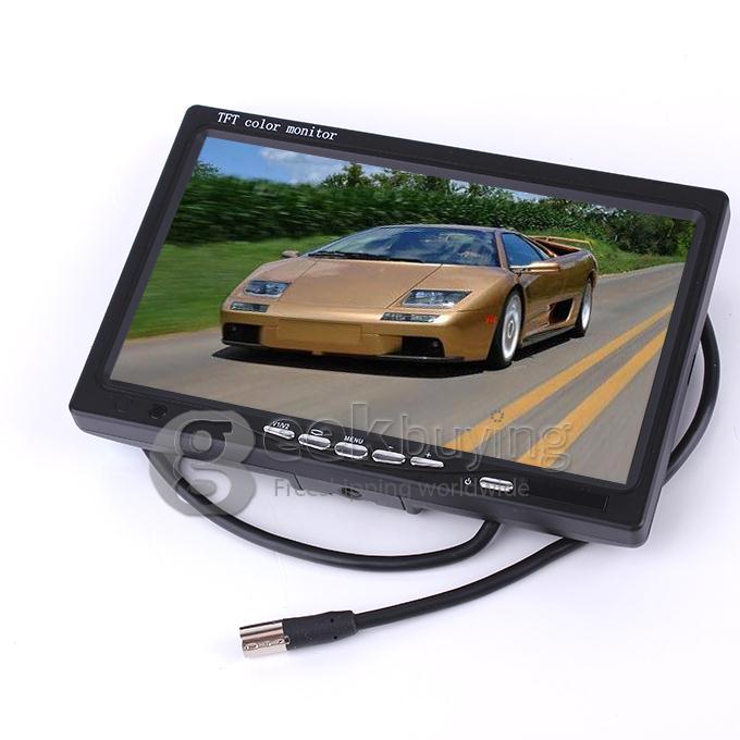 7.0 Inch Display dual Video Input RGB 480*234 TFT Color LCD Monitor for Car DVD Players Reverse Camera