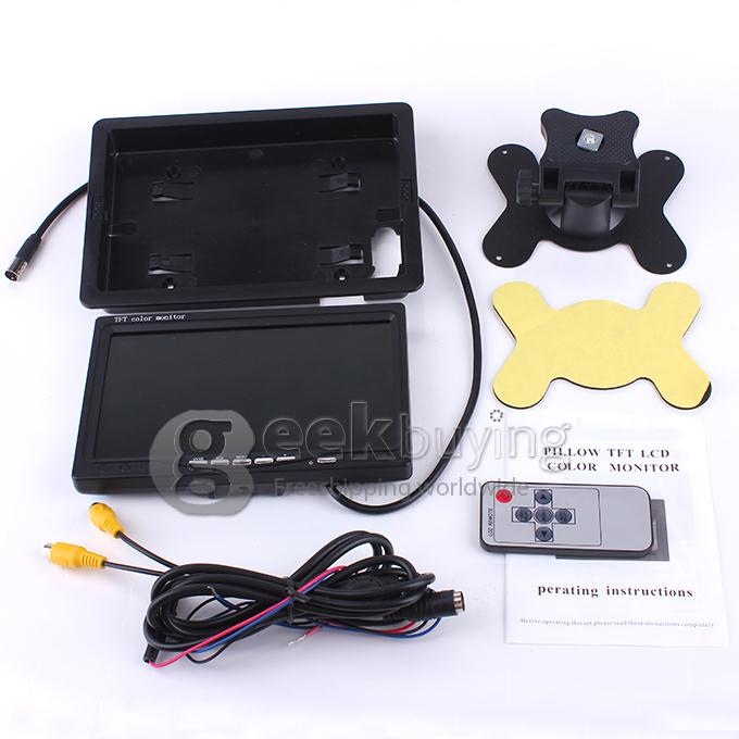 7.0 Inch Display dual Video Input RGB 480*234 TFT Color LCD Monitor for Car DVD Players Reverse Camera
