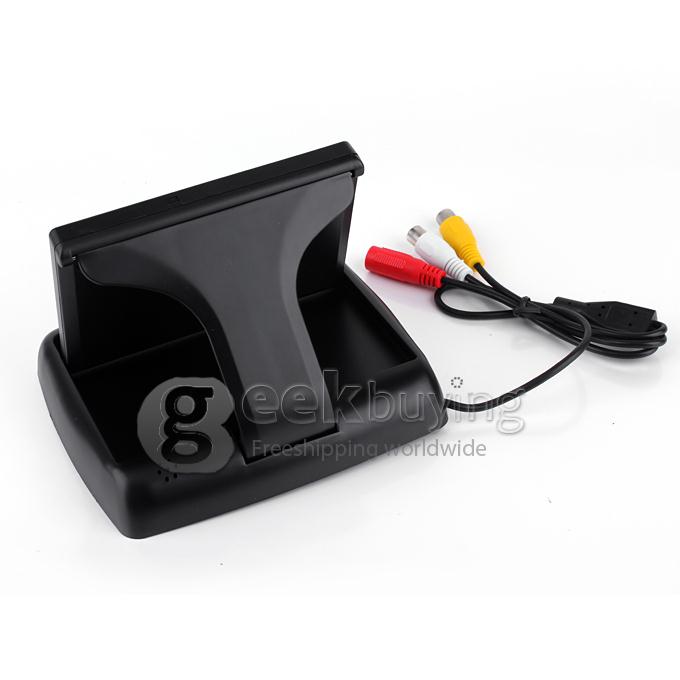 Foldaway 4.3 Inch Display TFT LCD Car Monitor for Car Reverse Camera