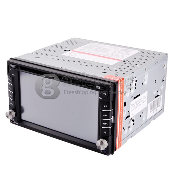 6.2 Inch 16:9 HD Digital Screen 800*480 2Din Fixed Panel Design Car DVD Player(GPS,FM,Bluetooth,AV,TV,For IPOD,MP3)