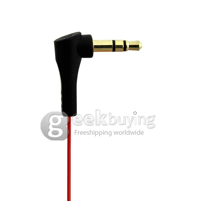 Syllable G02 Wired 3.5mm Jack In-Ear Earphones for iPhone 5/iPod/iPad/MP3 Red