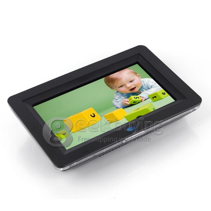 ZJ1285-DVR4 4CH 7 Inch 2.4GHz Wireless Night Vision Camera Monitor System for Office/Baby DVR Monitoring (US Plug) Black