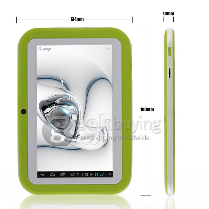 X90 Kids Pad RK2928 1.0GHz 7 inch Tablet PC Children Tablet Android 4.1 Capacitive Touch Screen 1024*600 512MB/8GB - Green
