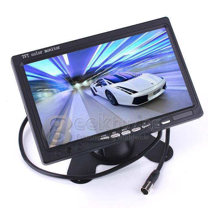 7.0 Inch Display dual Video Input RGB 480*234 TFT Color LCD Monitor for Car DVD Players Reverse Camera