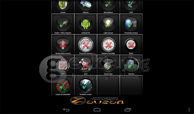 Aoson M73T MTK8389 1.2GHz 7 inch Tablet PC Android 4.2 Quad Core Capacitive Touch Screen 1024*600 1GB/8GB - Black + White
