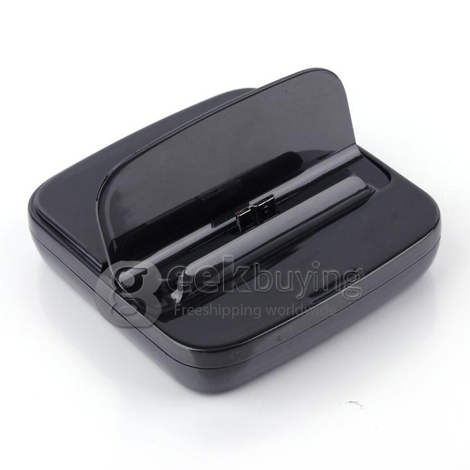 Battery & Dock Charger with Stand Holder Cradle for Samsung Galaxy Note 3 III N9000 - Black