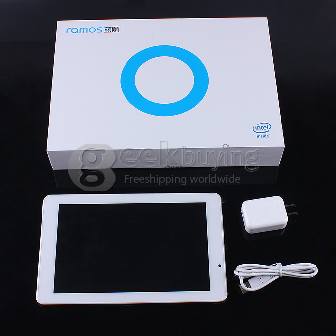 Ramos i9 Intel Atom Z2580 Dual Core 8.9 Inch  Android 4.2 OS Tablet PC 2GB RAM 16GB ROM IPS Capacitive Touch Screen 1920*1200 - White