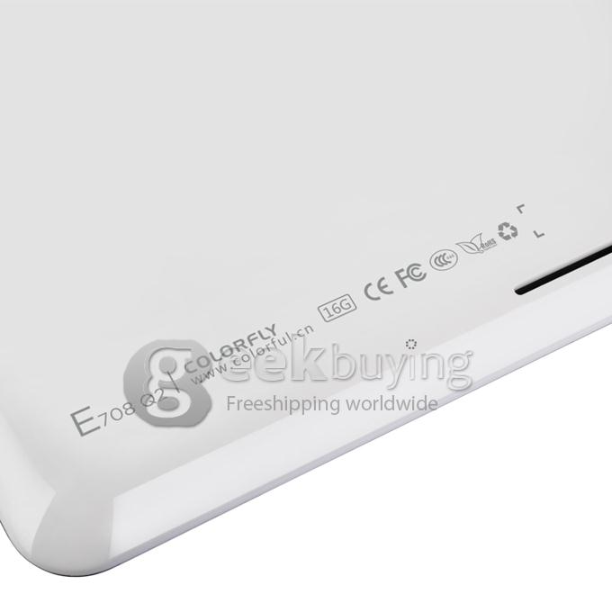 Colorfly E708 Q2 Allwinner A31s 1.0GHz 7 inch Tablet PC Android 4.2 Quad Core IPS Capacitive Touch Screen 1280*800 1G/16G