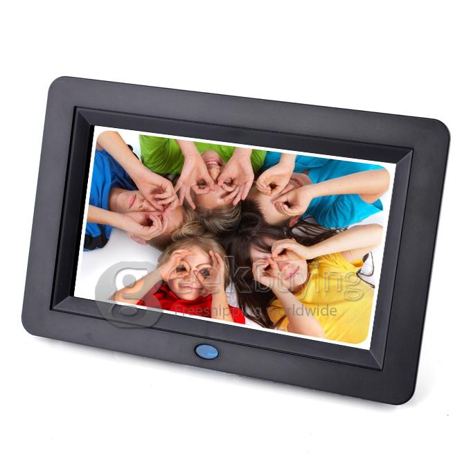 ZJ1285-DVR4 4CH 7 Inch 2.4GHz Wireless Night Vision Camera Monitor System for Office/Baby DVR Monitoring (US Plug) Black