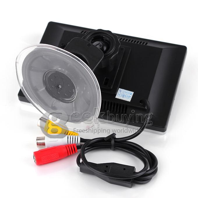 5.0 Inch Display TFT Color LCD Car Reverse Rear View Monitor 2 video Inputs for Car Reverse Camera DVD Satellite Receive