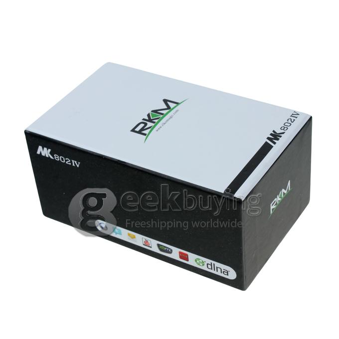 Rikomagic MK802IV Android 4.2 OS RK3188T Quad Core 1.4Ghz Mini PC TV BOX 2G/16G Bluetooth WIFI - Black