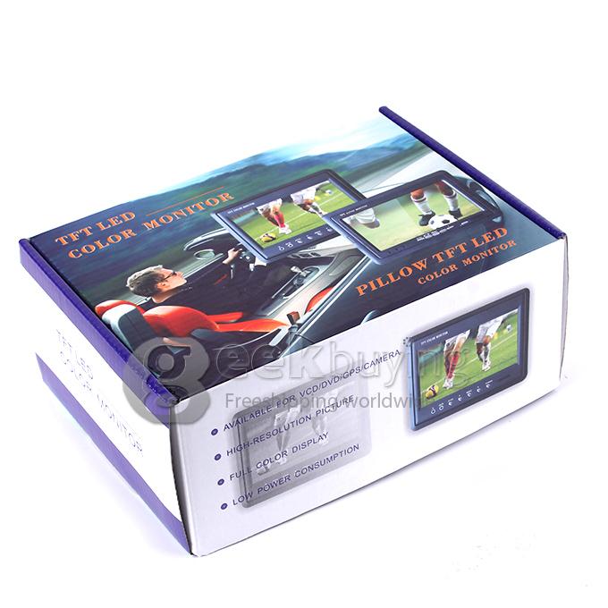 7.0 Inch Display dual Video Input RGB 480*234 TFT Color LCD Monitor for Car DVD Players Reverse Camera